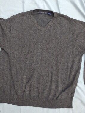 Structure Men’s Gray V-Neck Sweater